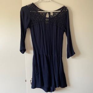 Forever 21 Navy romper